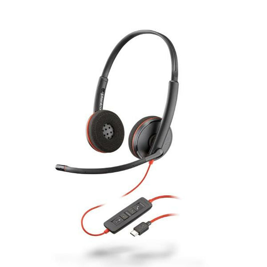 Headphones with Microphone HP Blackwire 3220 Black