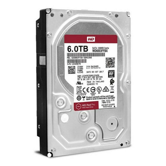 Hard Drive Western Digital WD6003FFBX 6 TB 3.5" SATA III 6 TB 3,5"