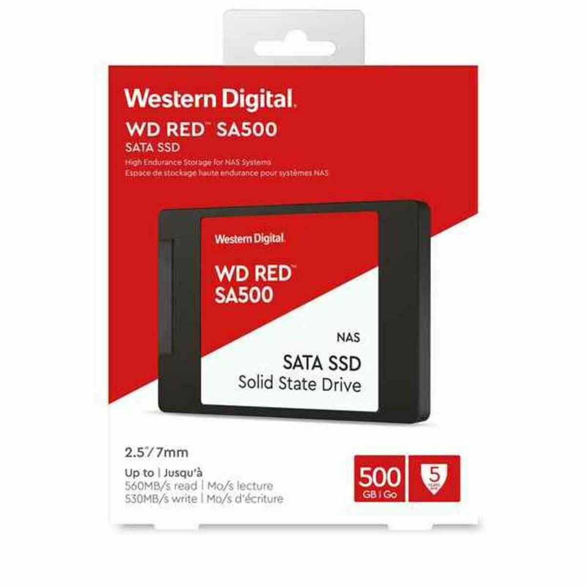 Hard Drive SSD Western Digital WDS500G1R0A 2,5" Internal SSD 500 GB 500 GB SSD