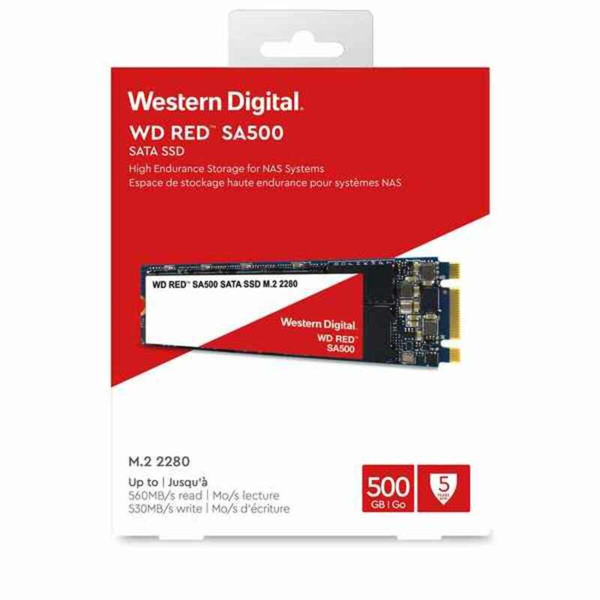 Hard Drive Western Digital Red SA500 NAS 500 GB SSD