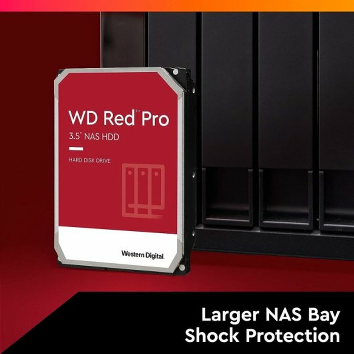 Hard Drive Western Digital Red Pro 3.5" 3,5" 2 TB SSD 14 TB