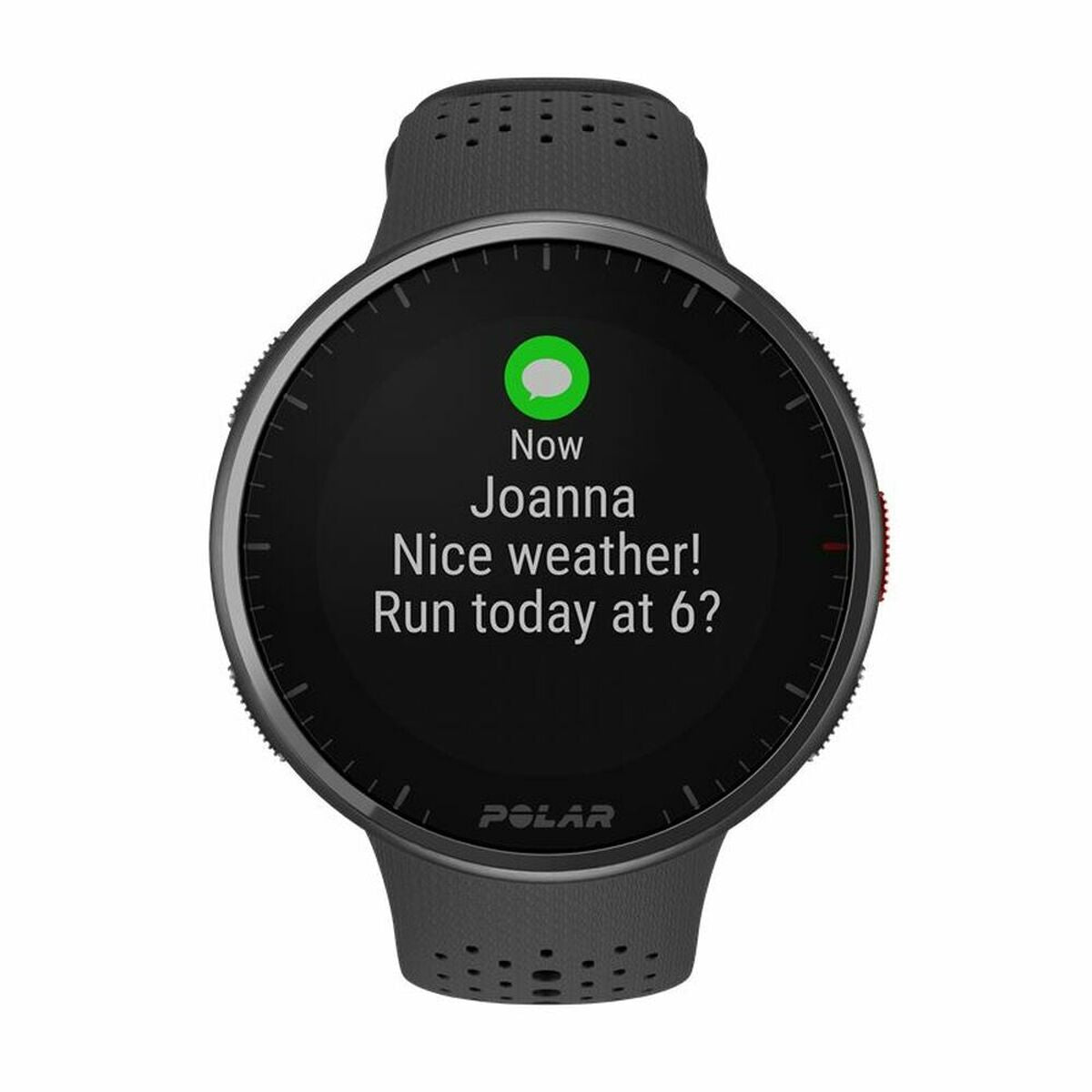 Smartwatch Polar Black 1,2"