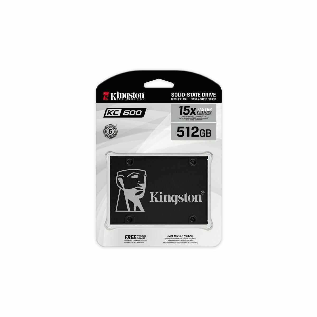 Hard Drive Kingston SKC600/512G Internal SSD 512 GB SSD