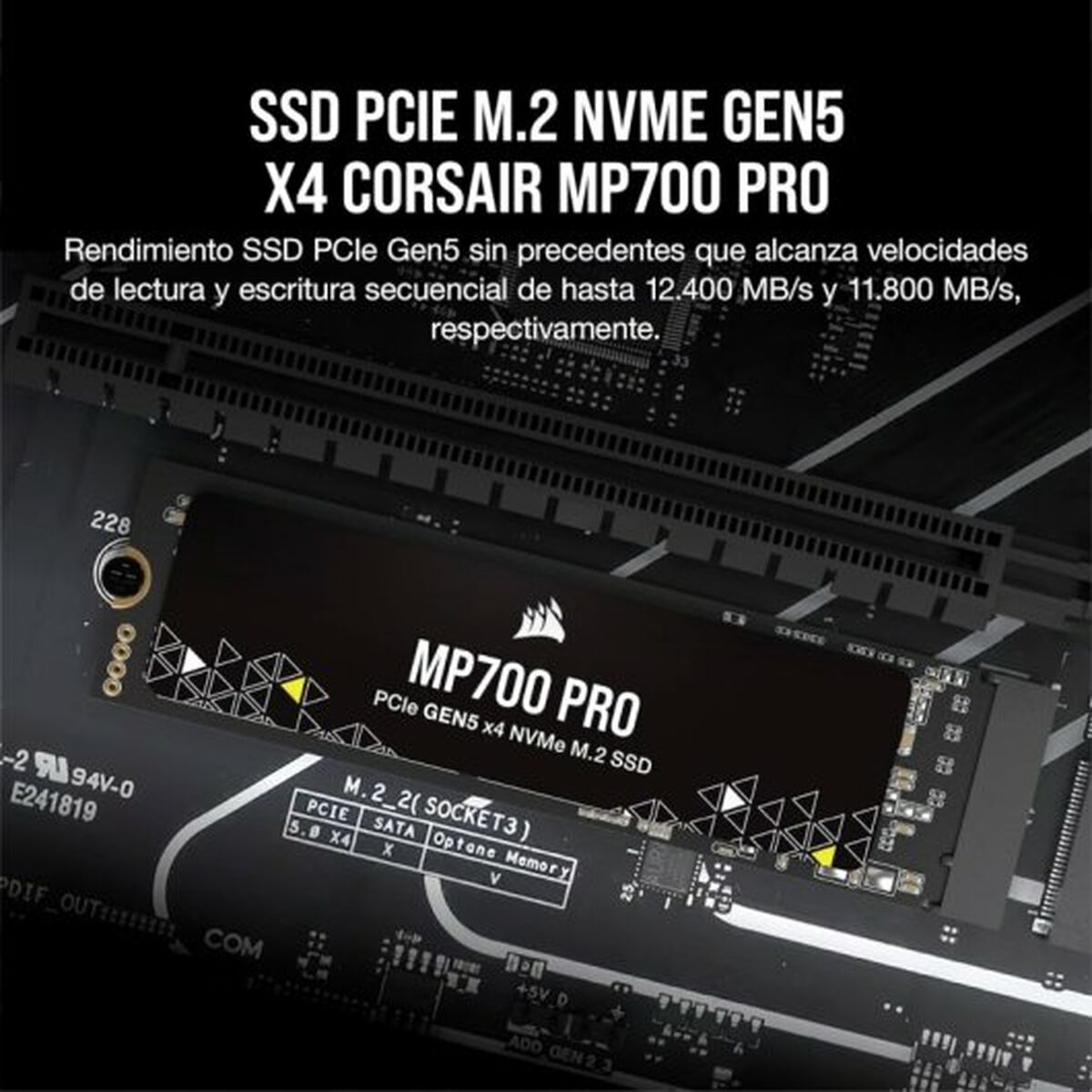 Hard Drive Corsair MP700 Pro 2 TB 2 TB SSD