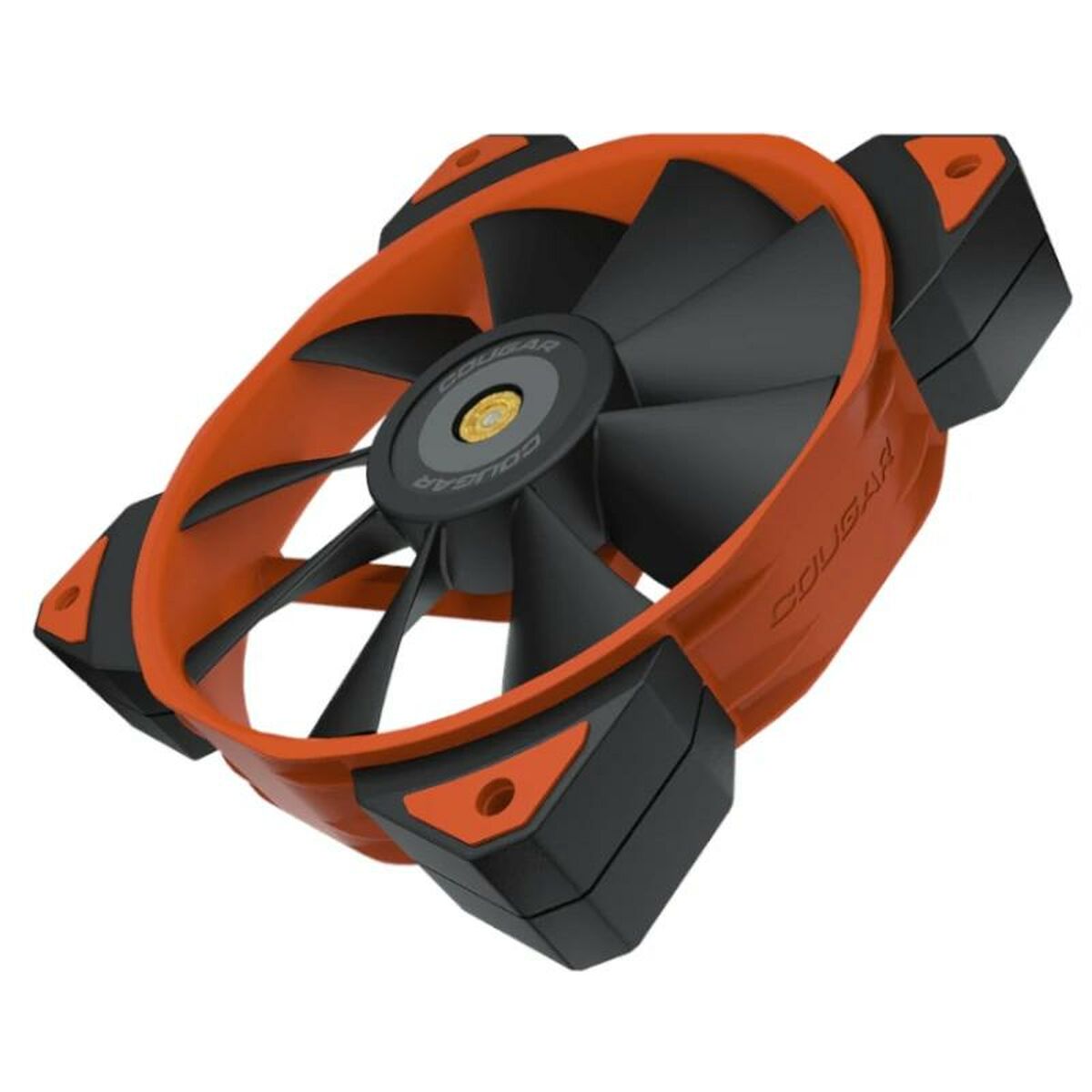 Box Ventilator Cougar 3MMHP12R3.0001 Ø 12 cm Orange 3 Units (3 Units)