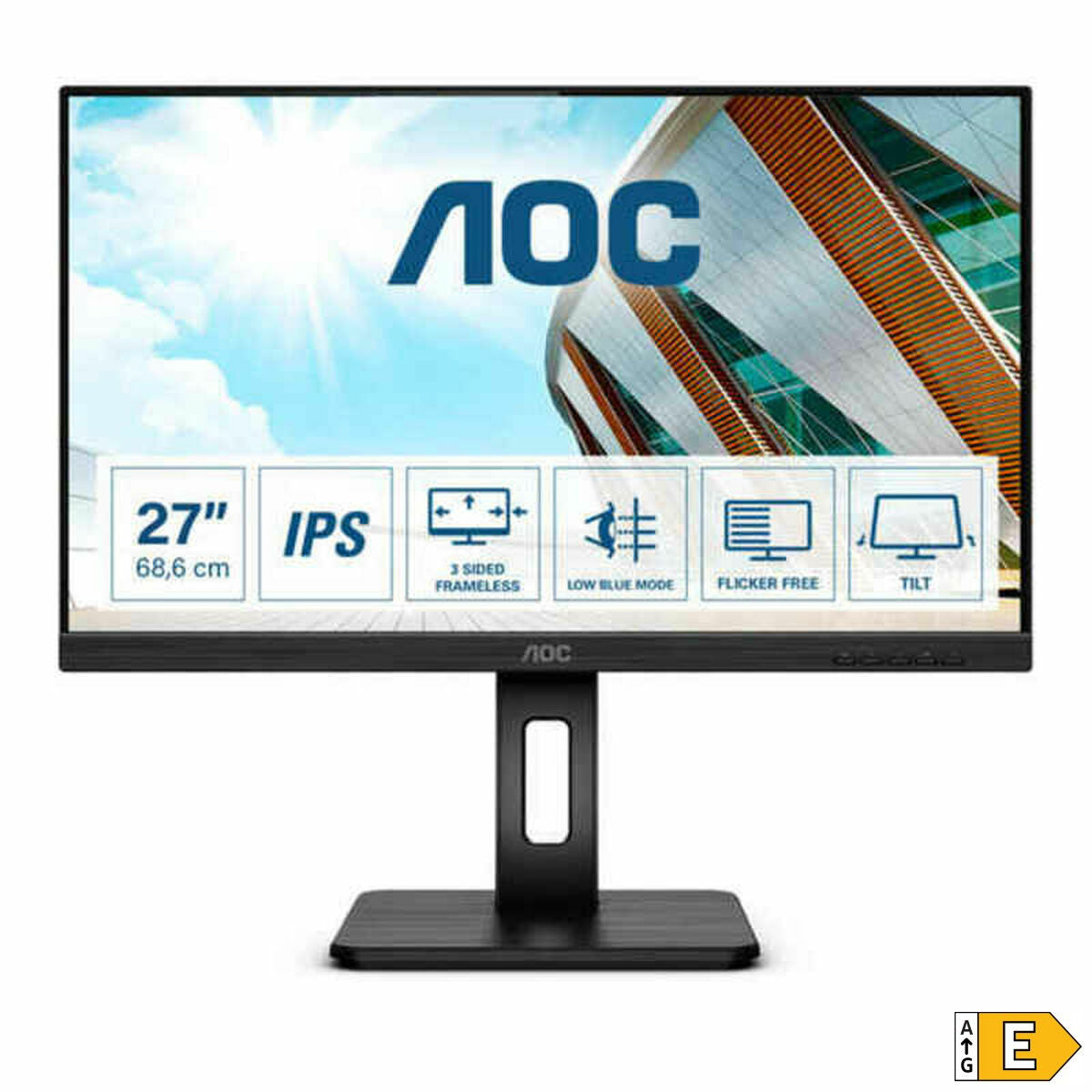 Monitor AOC 27P2Q 27" IPS WLED LED IPS LCD Flicker free 75 Hz