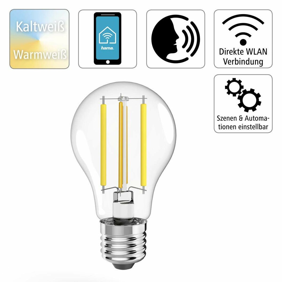 Smart Light bulb Hama 00176555