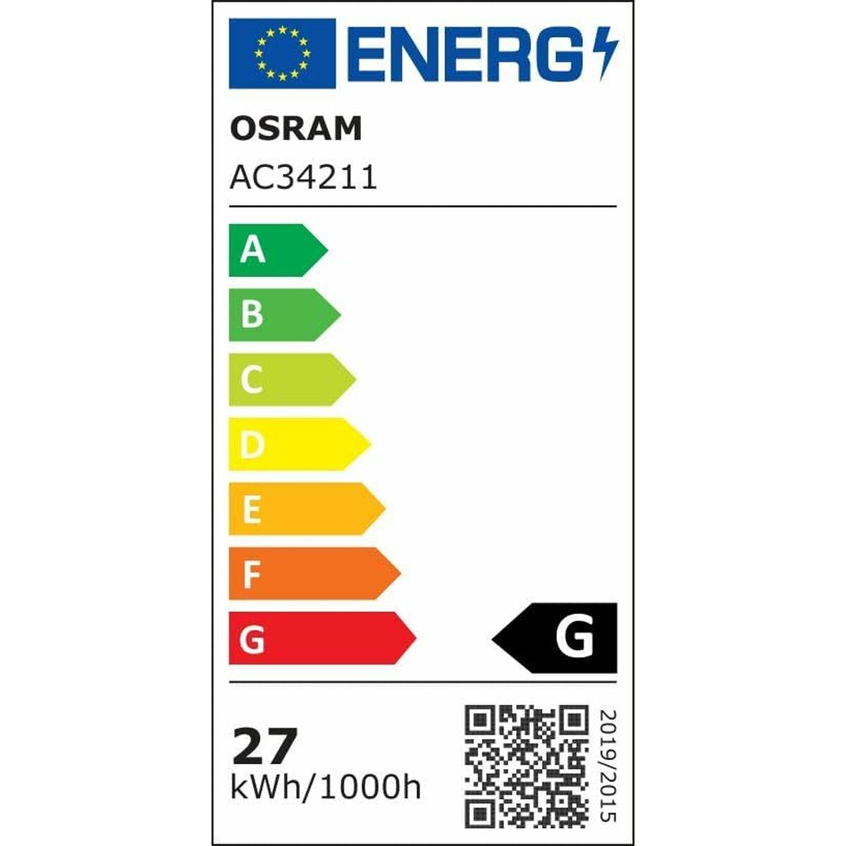 Low energy bulb Osram Lynx 26 W G24 3000K