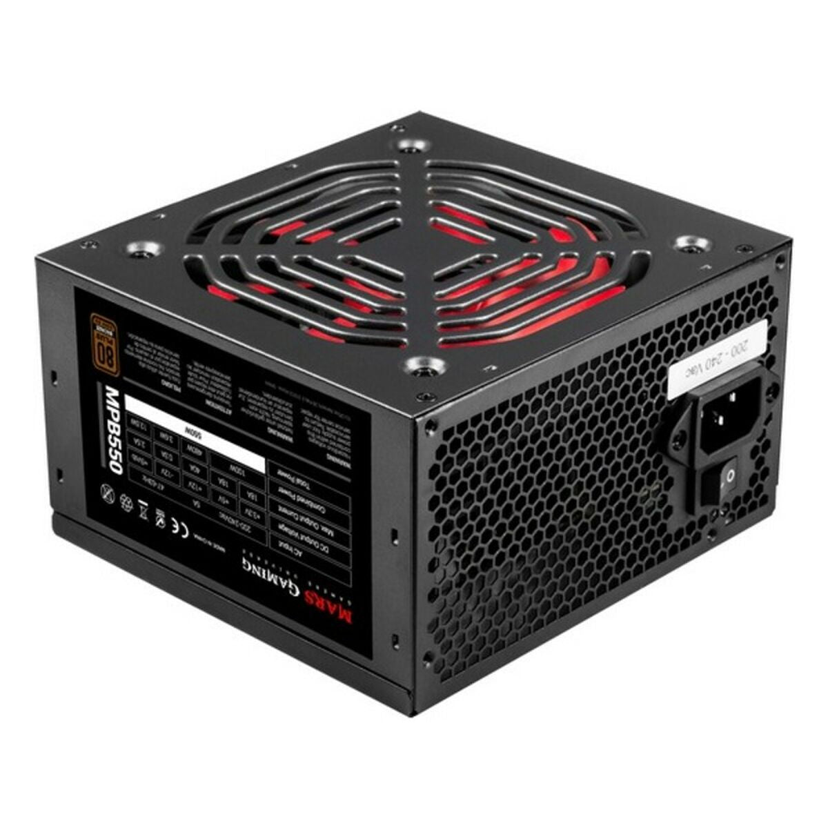 Power supply Mars Gaming MPB550 80plus +90 BRONZE 500 W 550W