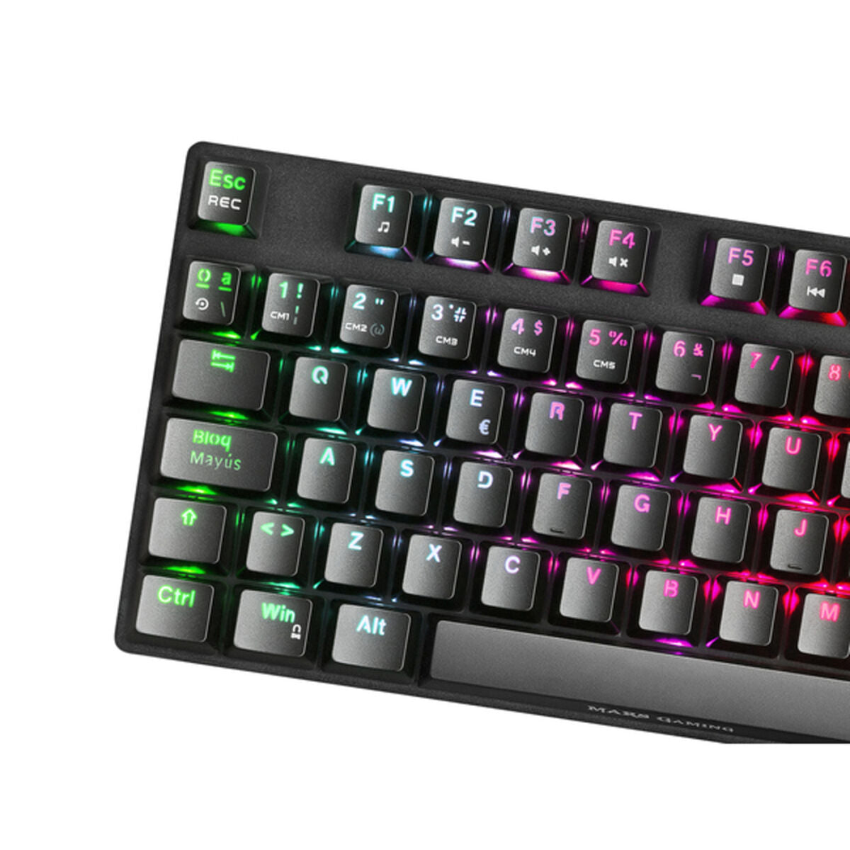 Gaming Keyboard Mars Gaming MKREVO PRO LED RGB Black