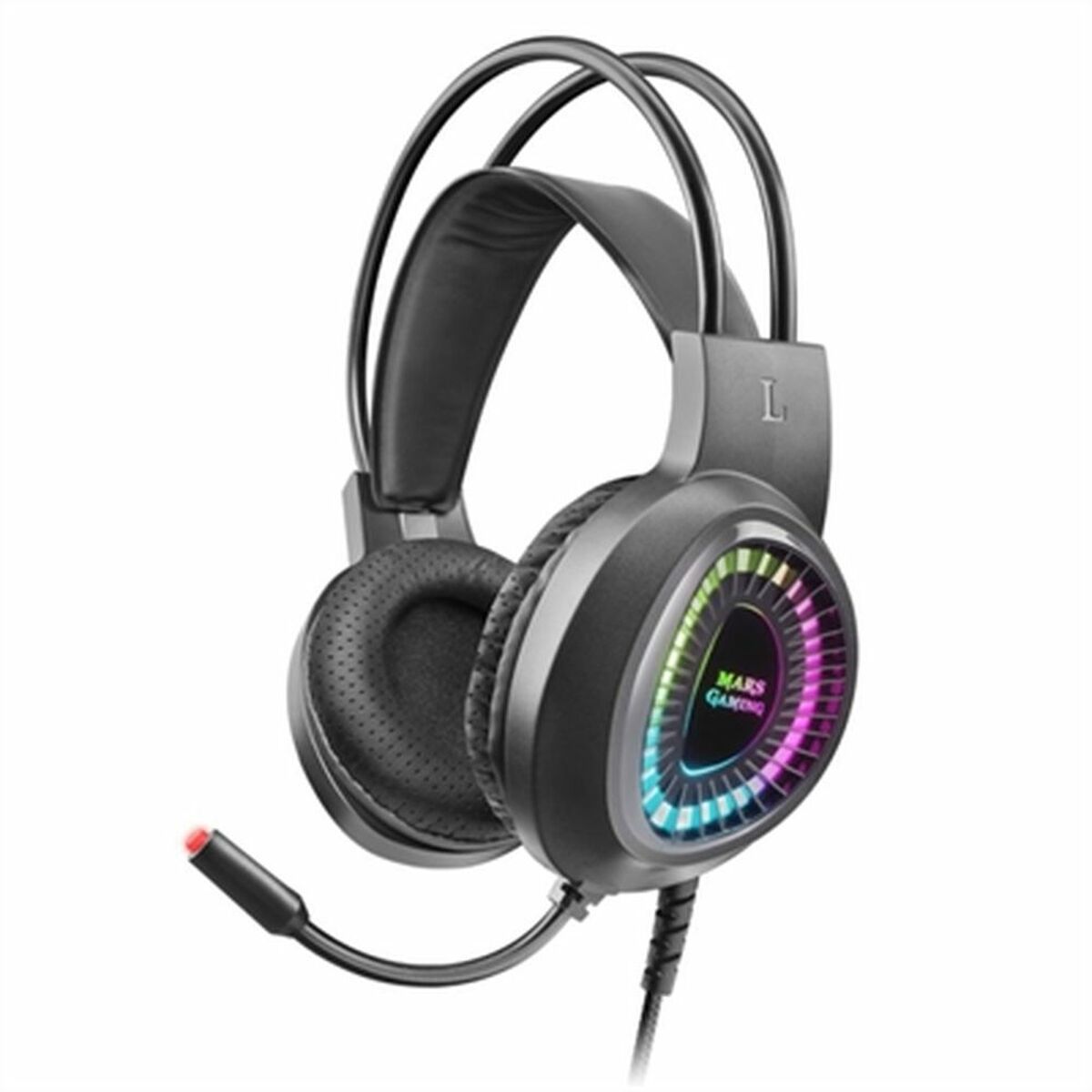 Headphones with Microphone Mars Gaming MH122 Black 1,8 m