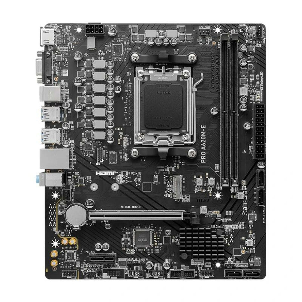 Motherboard MSI 911-7E28-001 AMD AM5 AMD A620