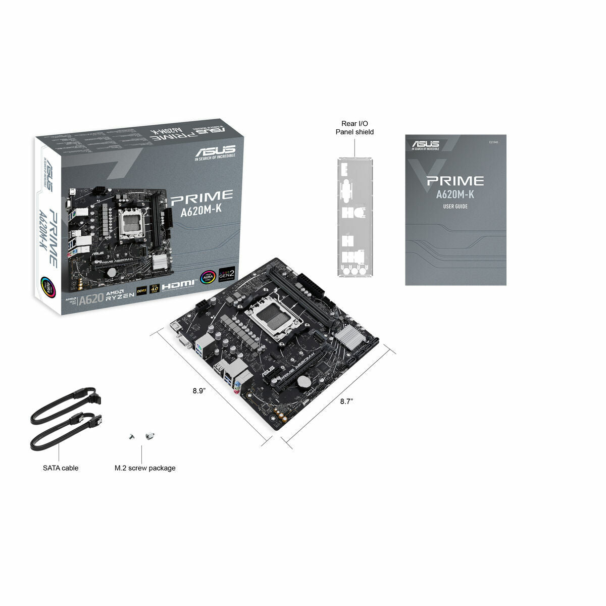 Motherboard Asus A620M-K AMD A620 AMD AM5