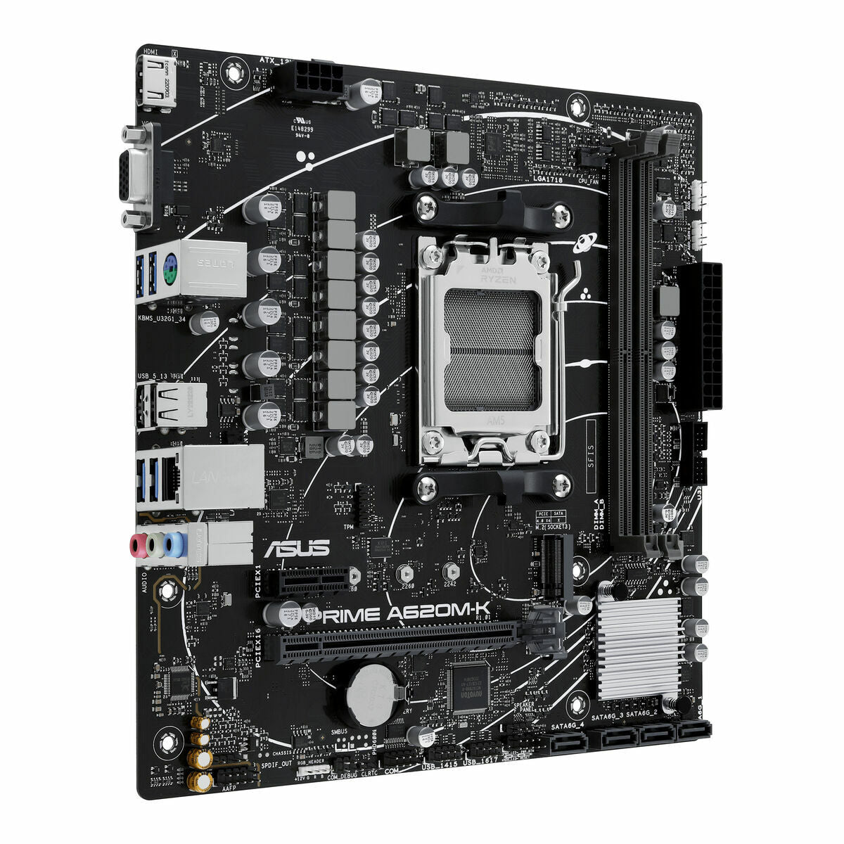 Motherboard Asus A620M-K AMD A620 AMD AM5