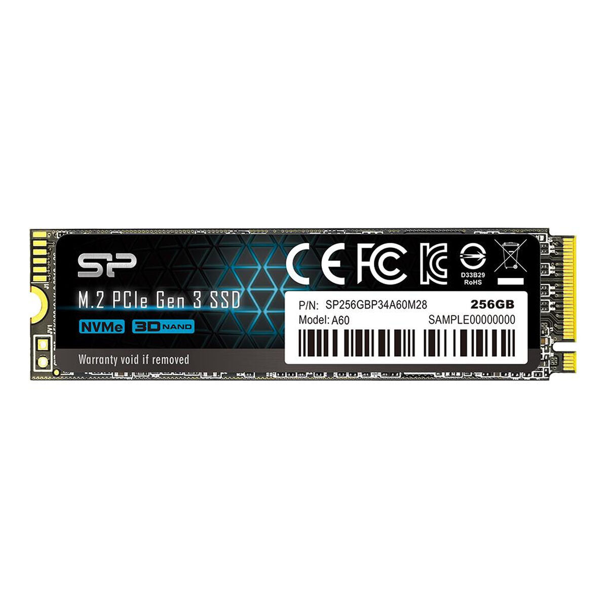 Hard Drive Silicon Power SP256GBP34A60M28 SSD M.2 256 GB SSD