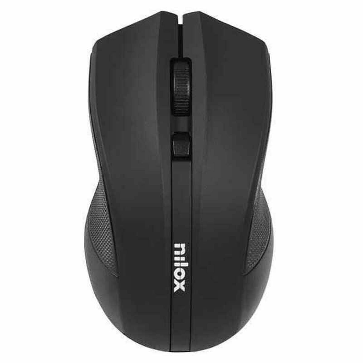 Wireless Mouse Nilox MOWI1001 1600 DPI Black 1600 dpi