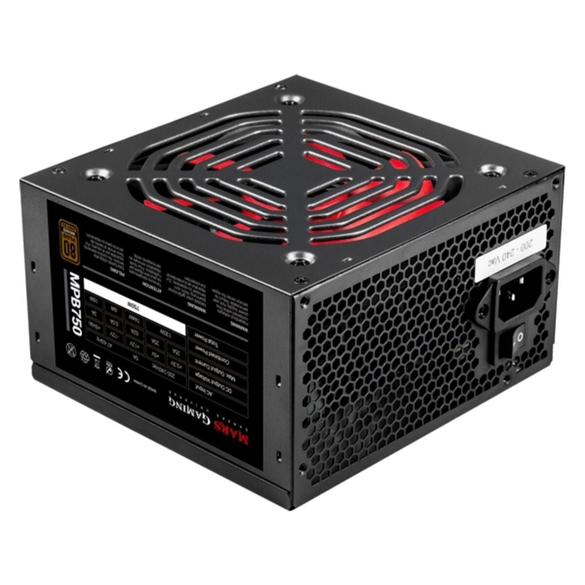 Power supply Mars Gaming MPB750 ATX 750W ATX 750 W 6 W 130 W 80 Plus Bronze CE