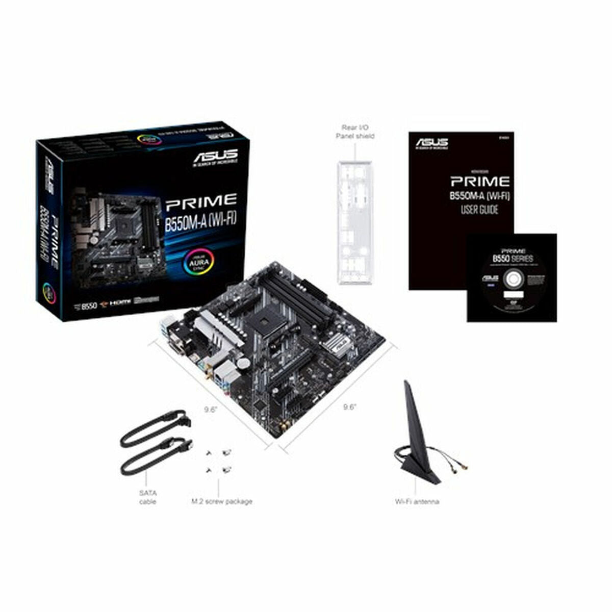 Motherboard Asus PRIME B550M-A mATX AM4     AMD B550 AMD AMD AM4