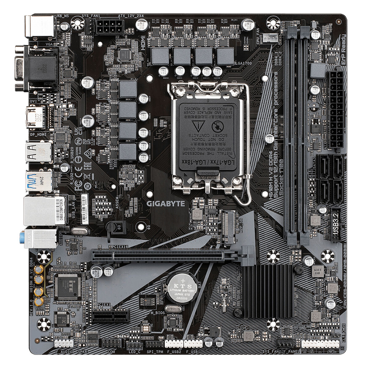 Motherboard Gigabyte H610M H V2 DDR4 LGA 1700 Intel H610