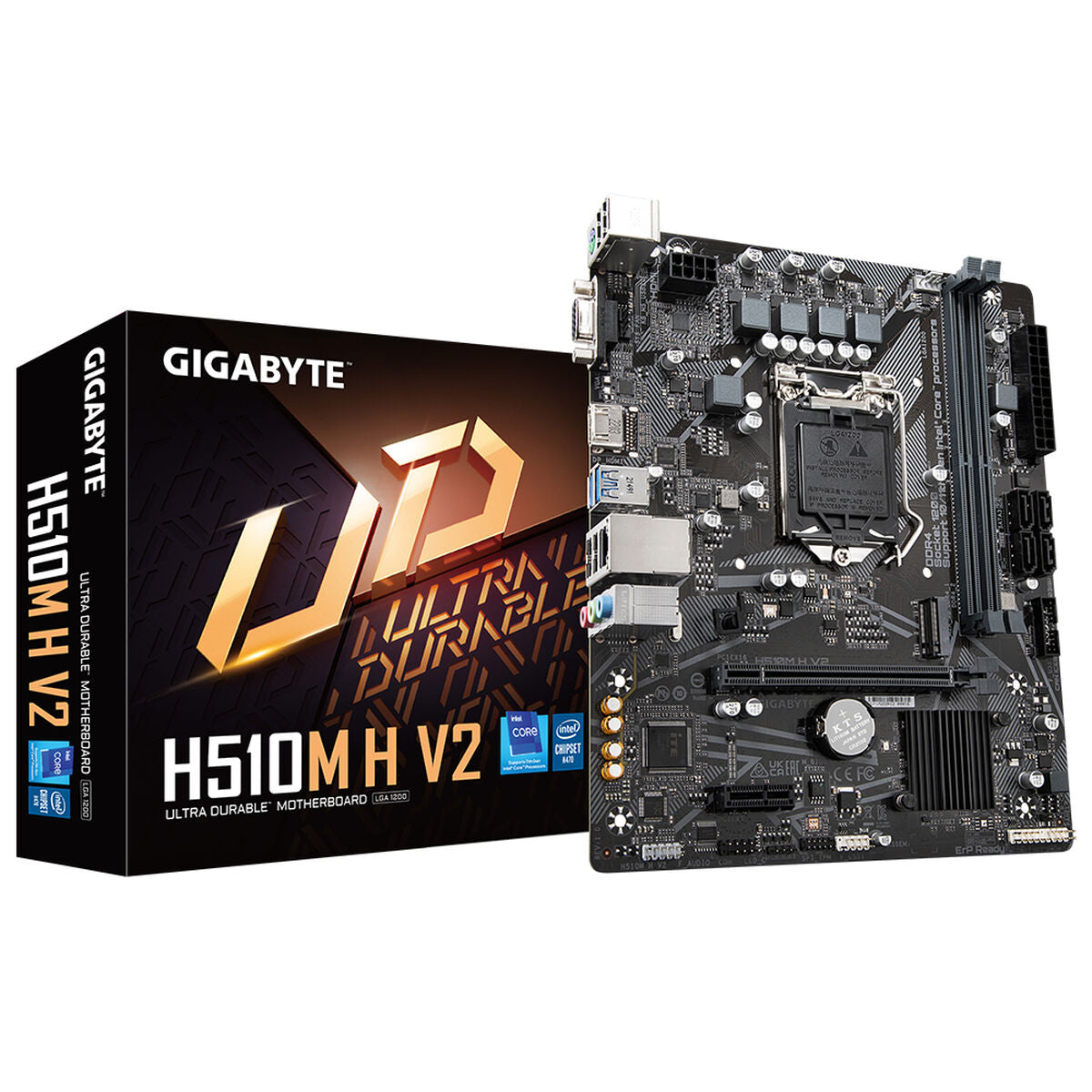 Motherboard Gigabyte H510M H V2 Intel Intel H510 LGA 1200