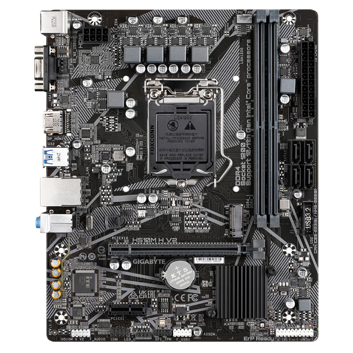 Motherboard Gigabyte H510M H V2 Intel Intel H510 LGA 1200