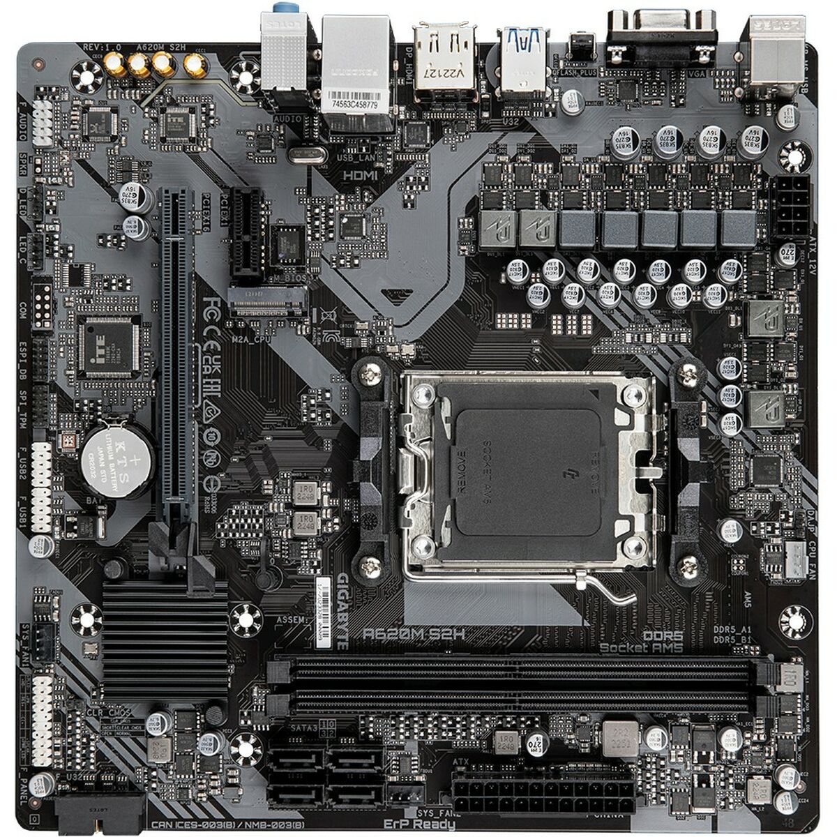 Motherboard Gigabyte A620M S2H AMD AM5 AMD