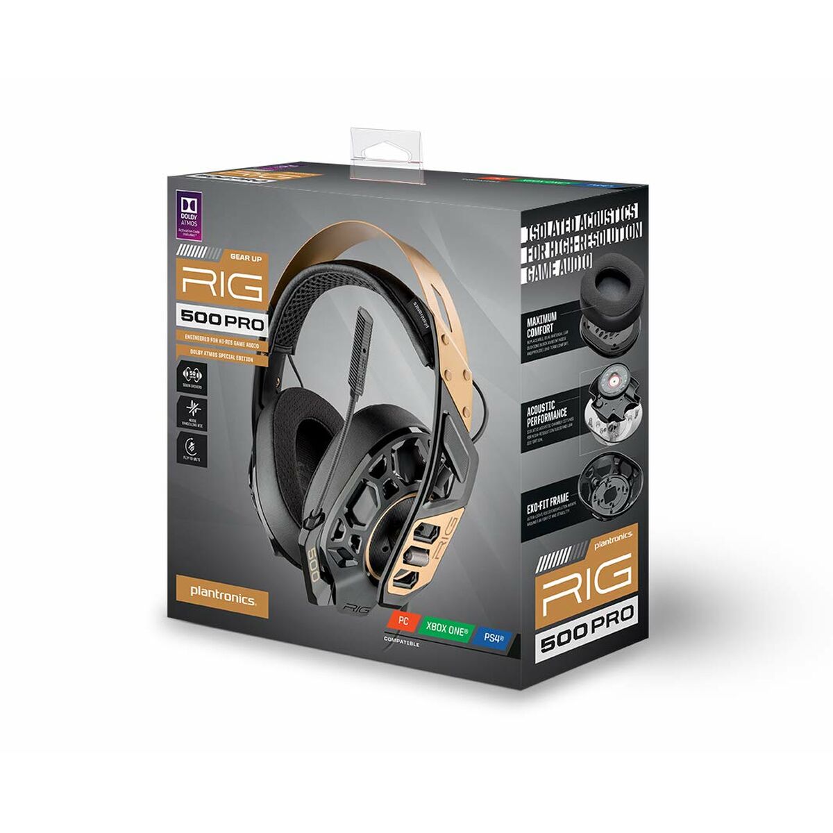 Gaming Headset with Microphone Poly Golden 1,3 m