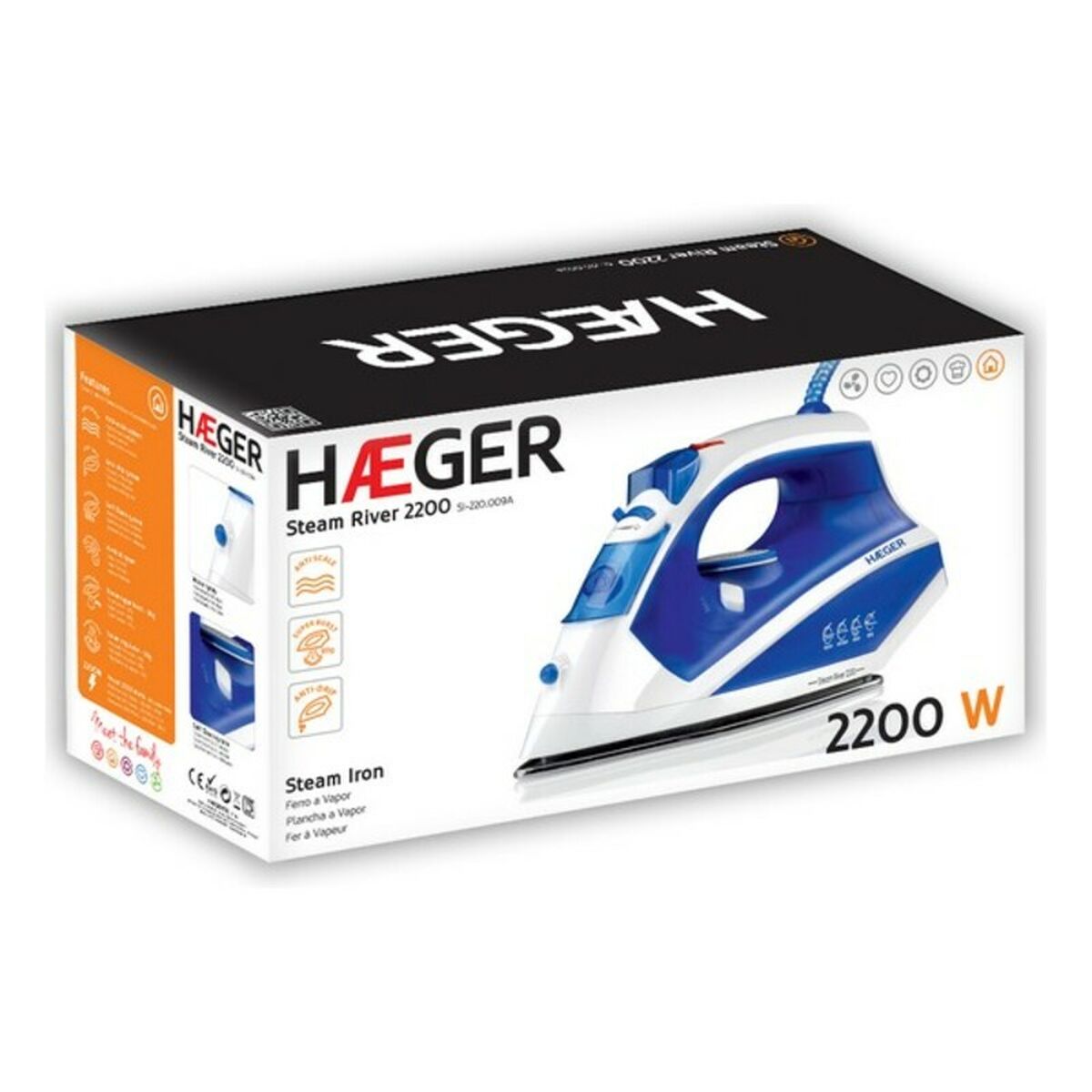 Steam Iron Haeger SI-220.009B 2200W 2200 W