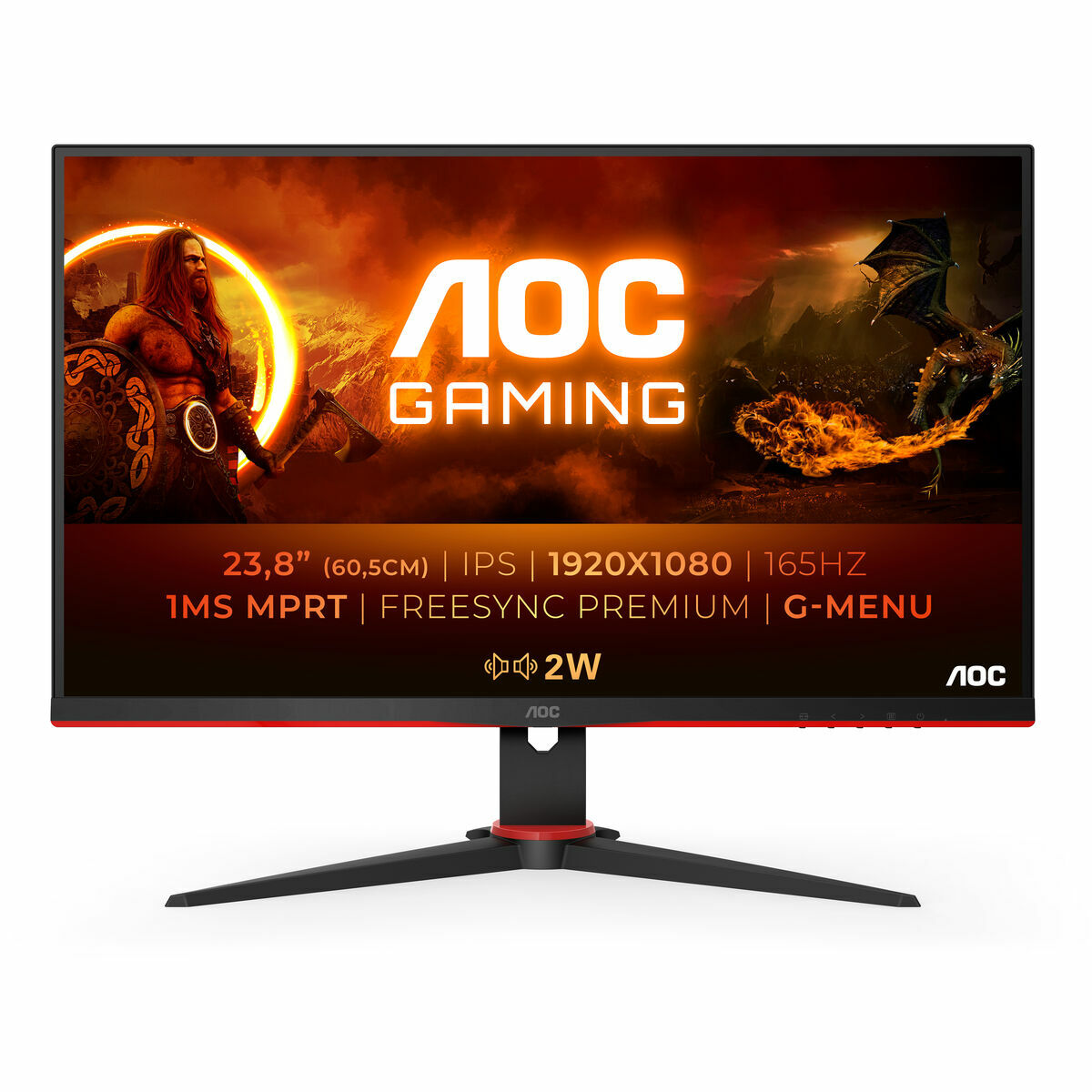 Monitor AOC 24G2SPAE/BK 23,8" Full HD 165 Hz