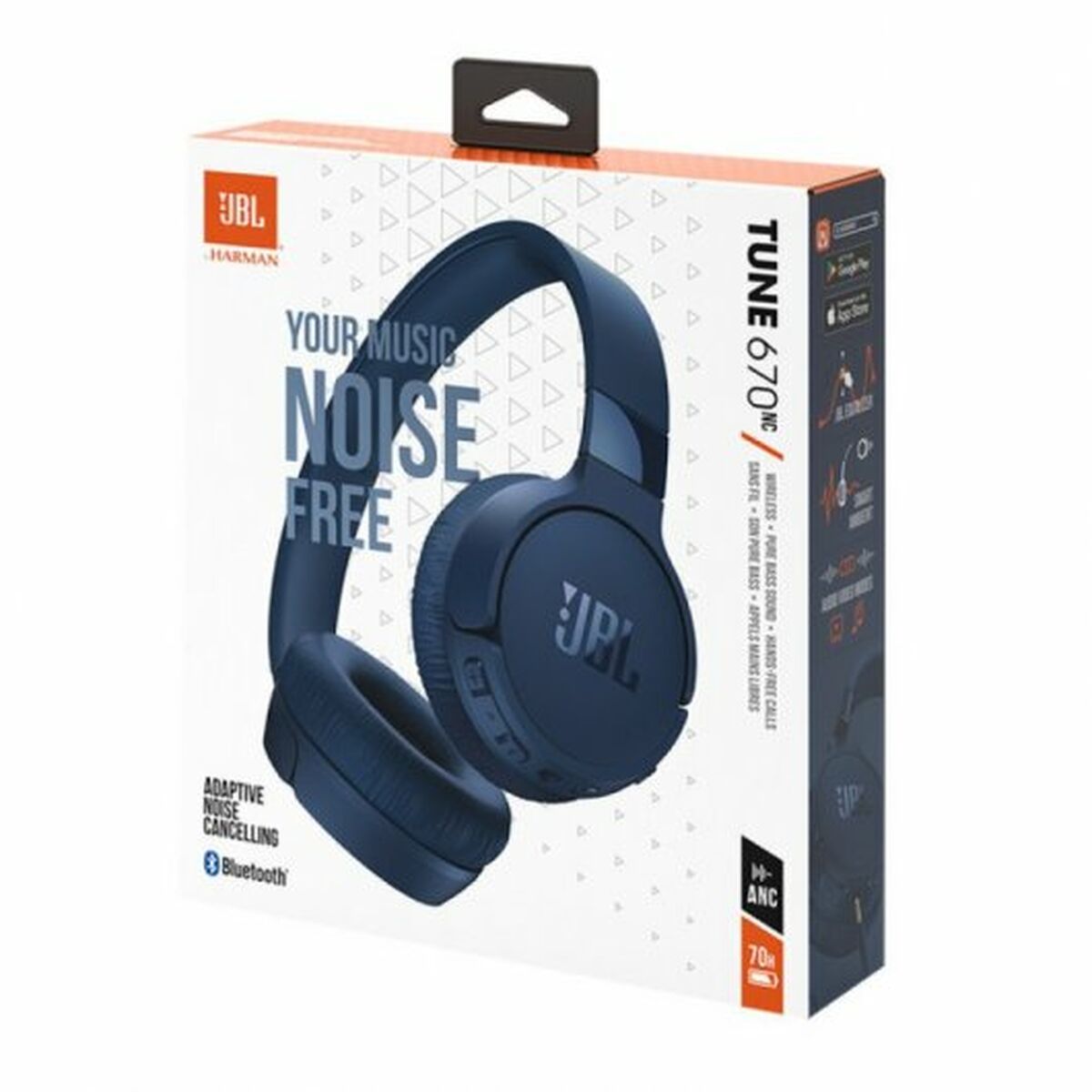 Headphones with Microphone JBL 670NC Blue