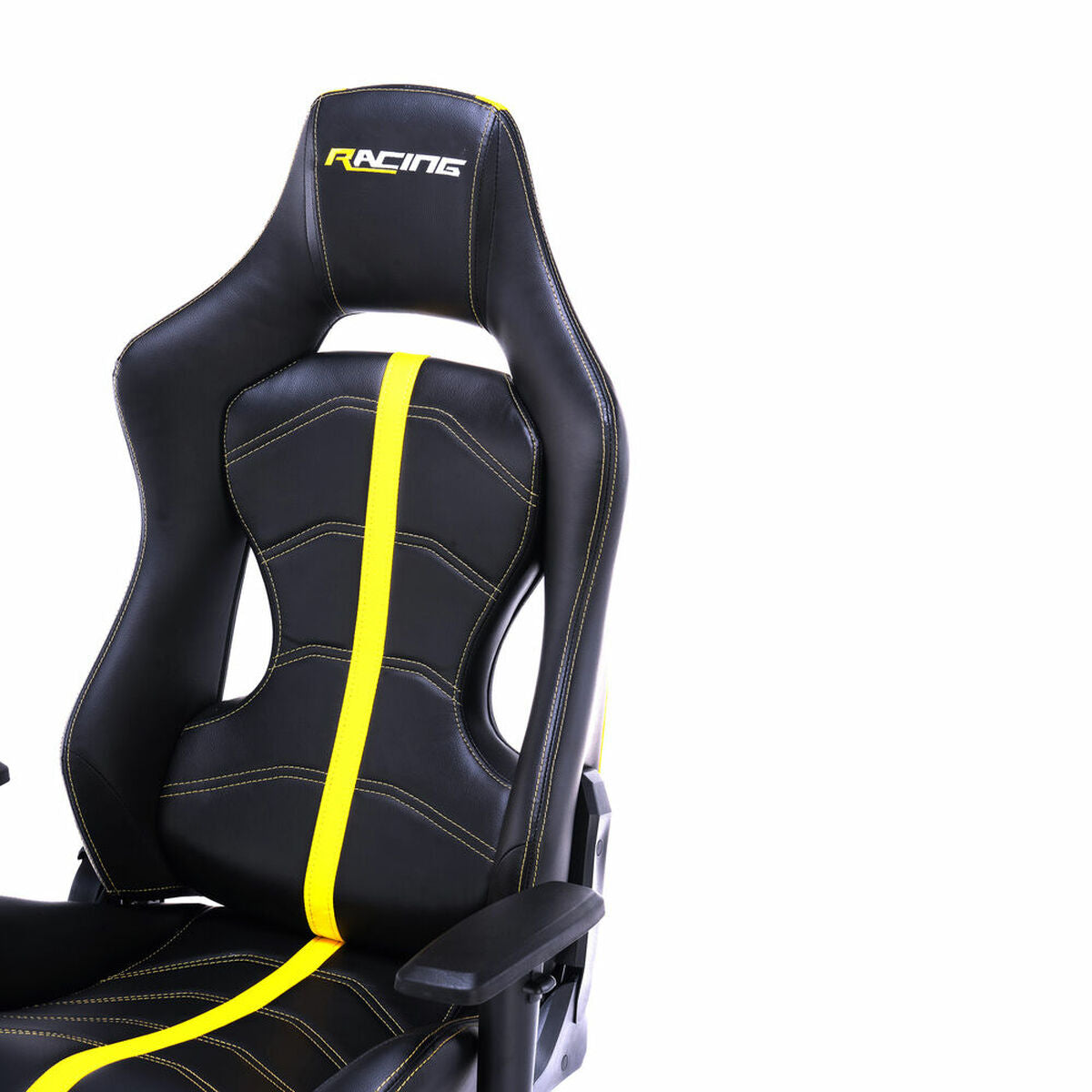 Gaming Chair Racing Yellow Black Multicolour