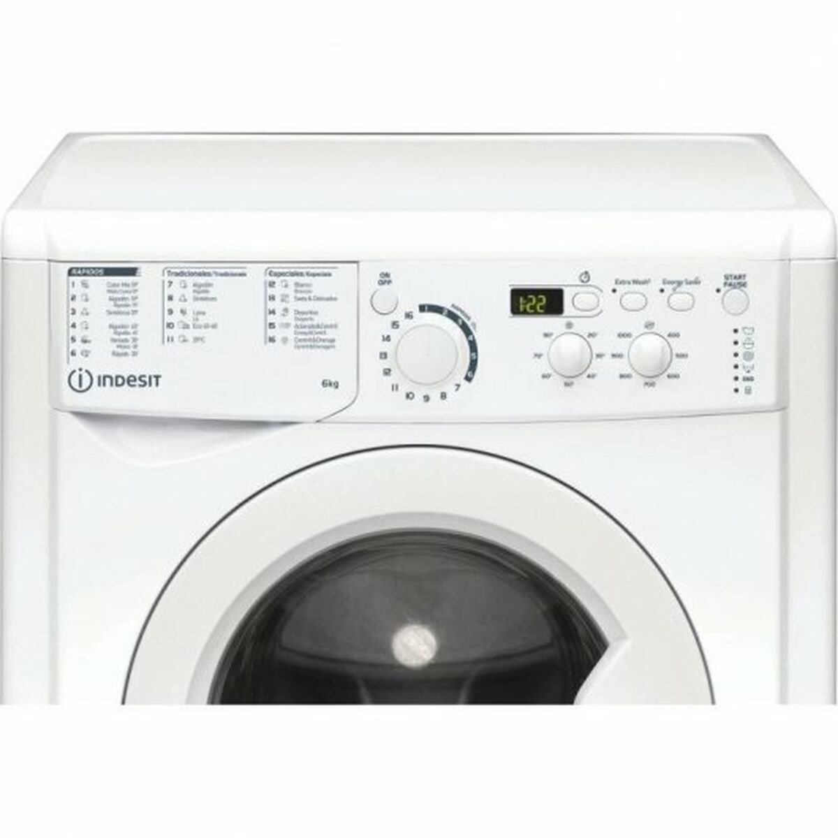 Washing machine Indesit EWD 61051 W SPT N 6 Kg 1000 rpm