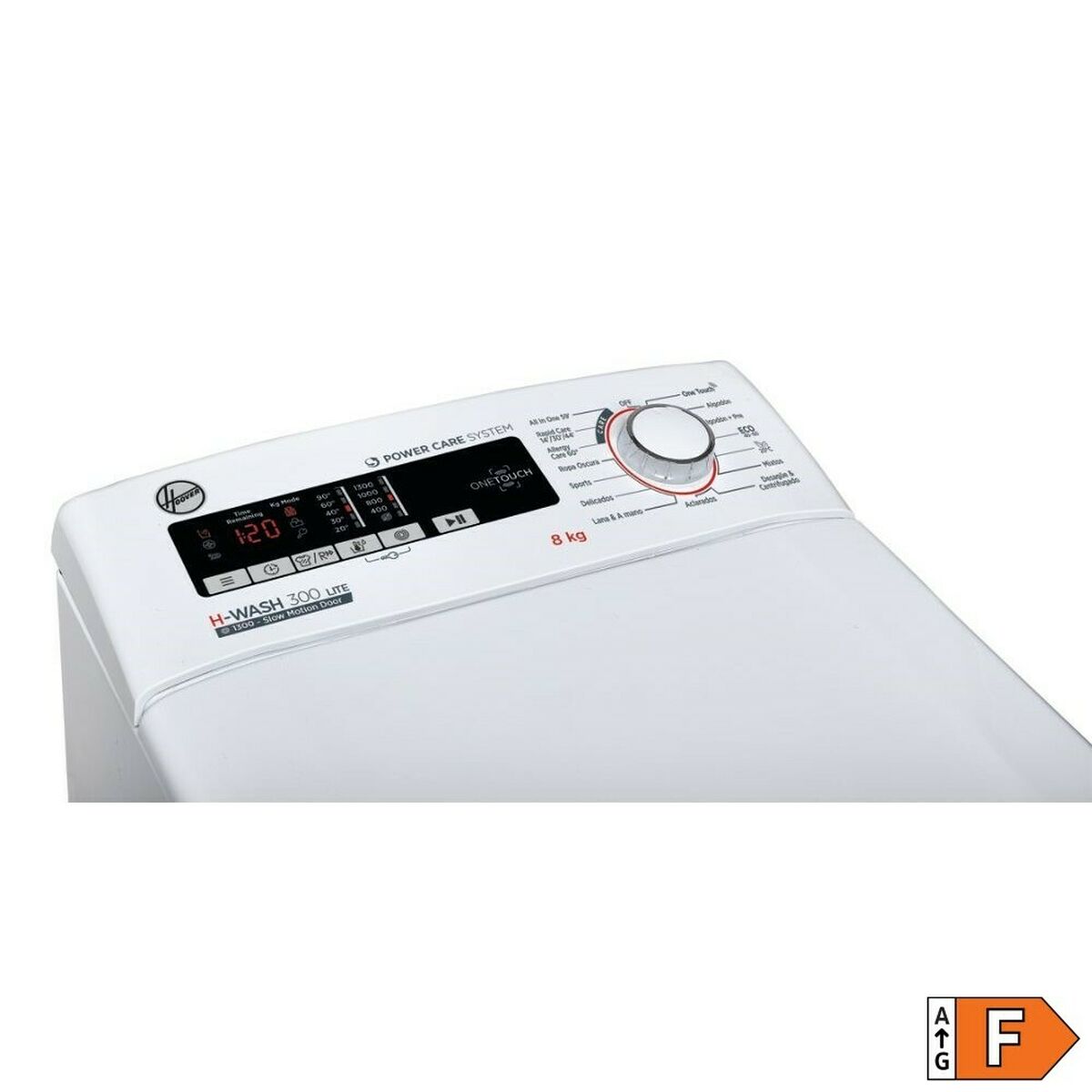 Washing machine Hoover 1300 rpm 8 kg White