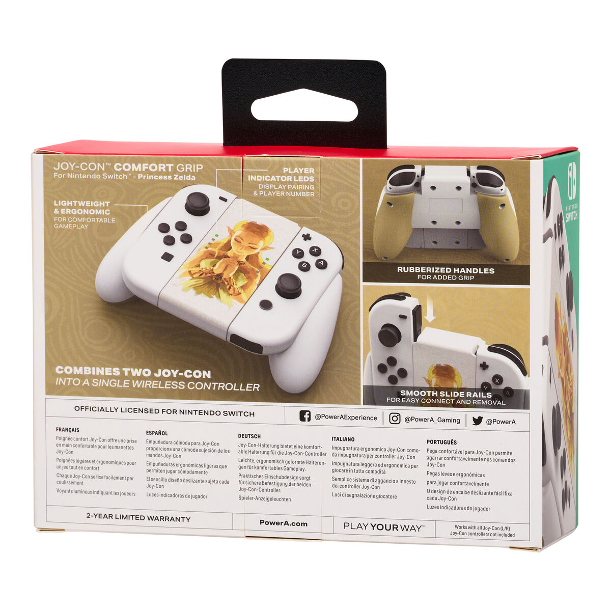 Gaming Control Powera NSAC0059-01 Nintendo Switch White/Gold