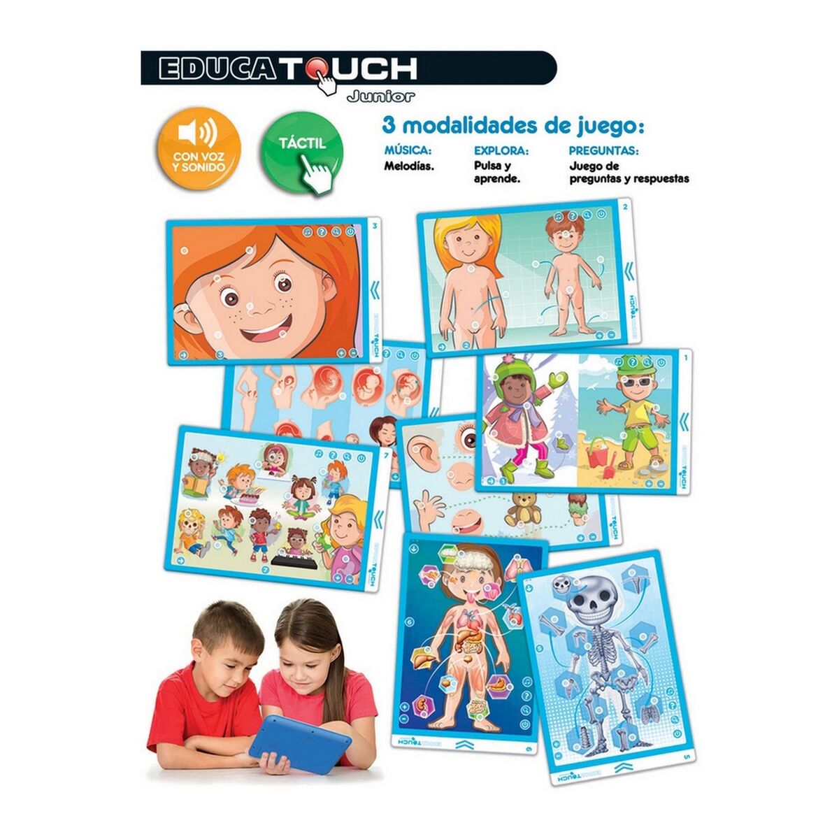 Interactive Tablet for Children Educa Educa Touch Junior: El Cuerpo Humano