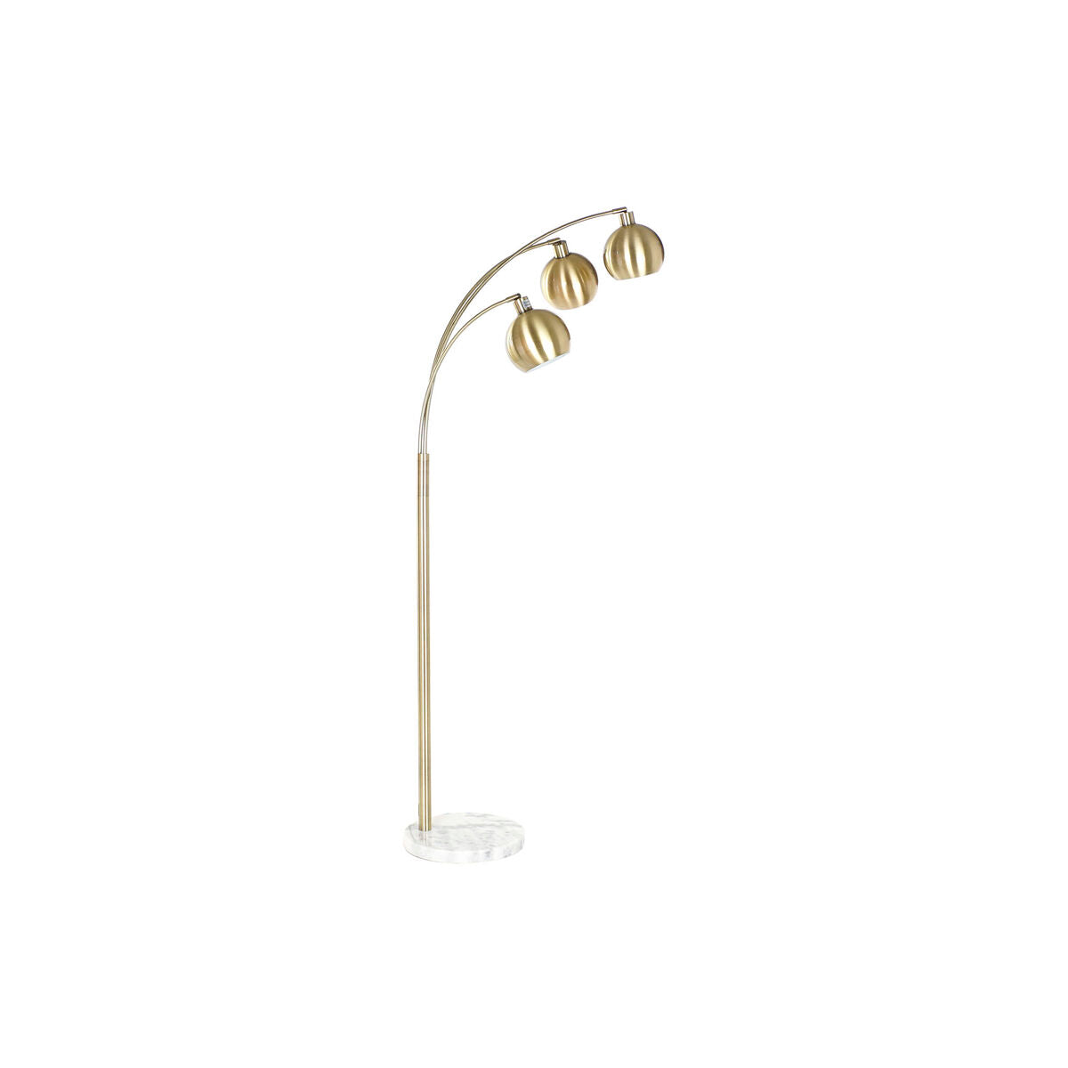 Floor Lamp DKD Home Decor 70 x 80 x 182 cm Golden Metal White Marble 220 V 50 W