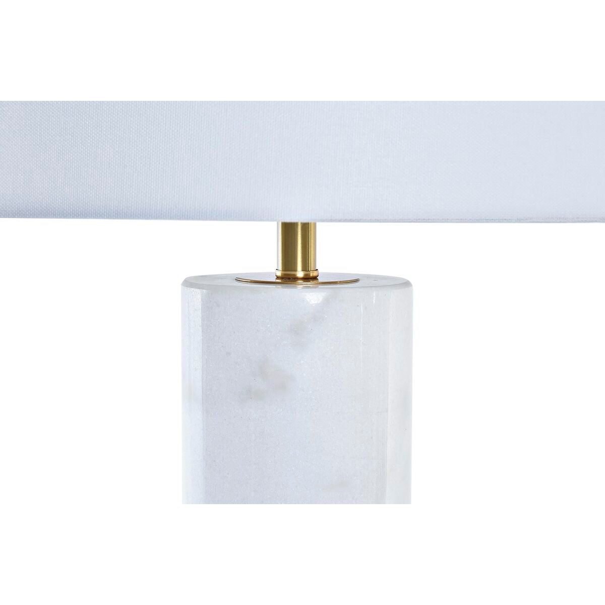 Desk lamp DKD Home Decor White Golden Metal Marble 50 W 220 V 41 x 41 x 76 cm