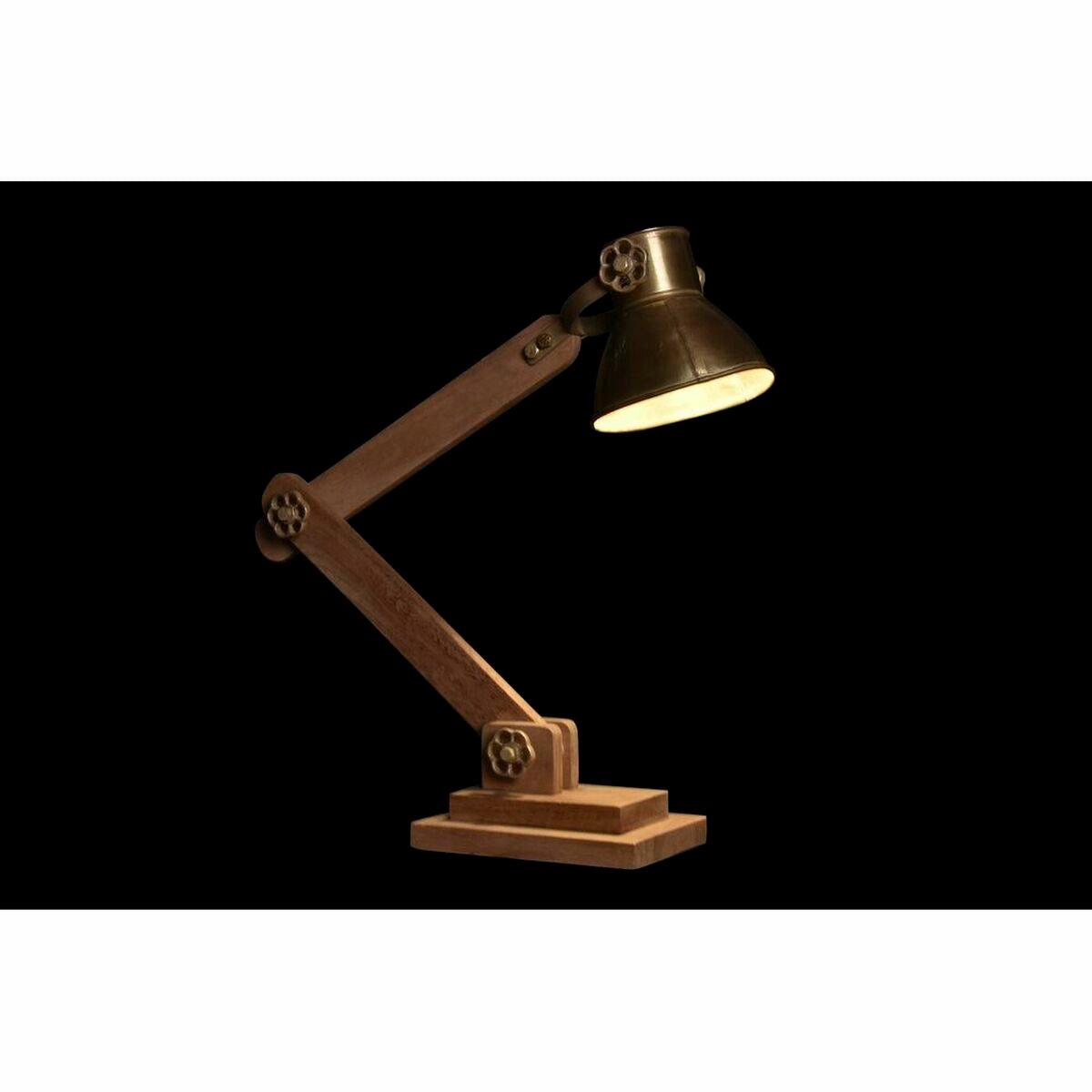 Desk lamp DKD Home Decor Golden Brown 220 V 50 W (50 x 15 x 65 cm)