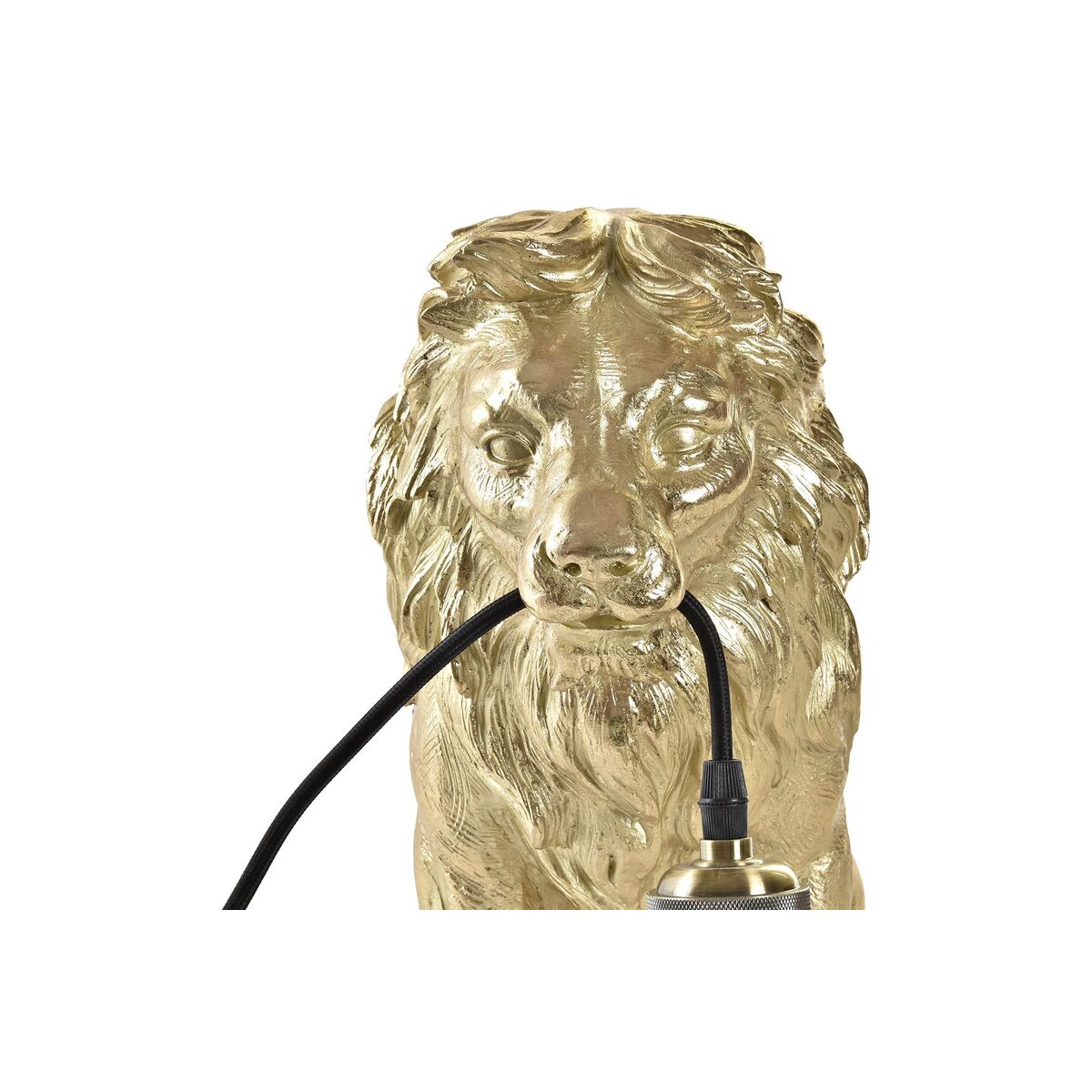 Desk lamp DKD Home Decor Golden Lion 220 V 50 W (31,5 x 18 x 35,5 cm)