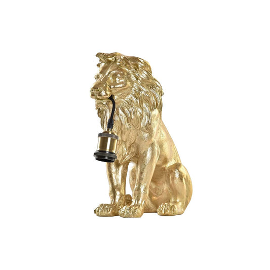 Desk lamp DKD Home Decor Golden Lion 220 V 50 W (31,5 x 18 x 35,5 cm)