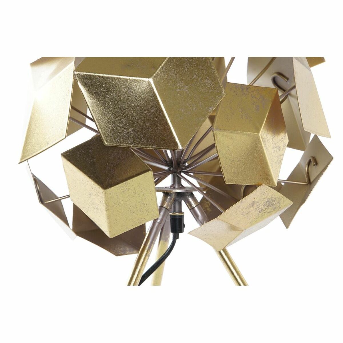 Desk lamp DKD Home Decor Golden 220 V 50 W Modern Geometric (29 x 29 x 45 cm)