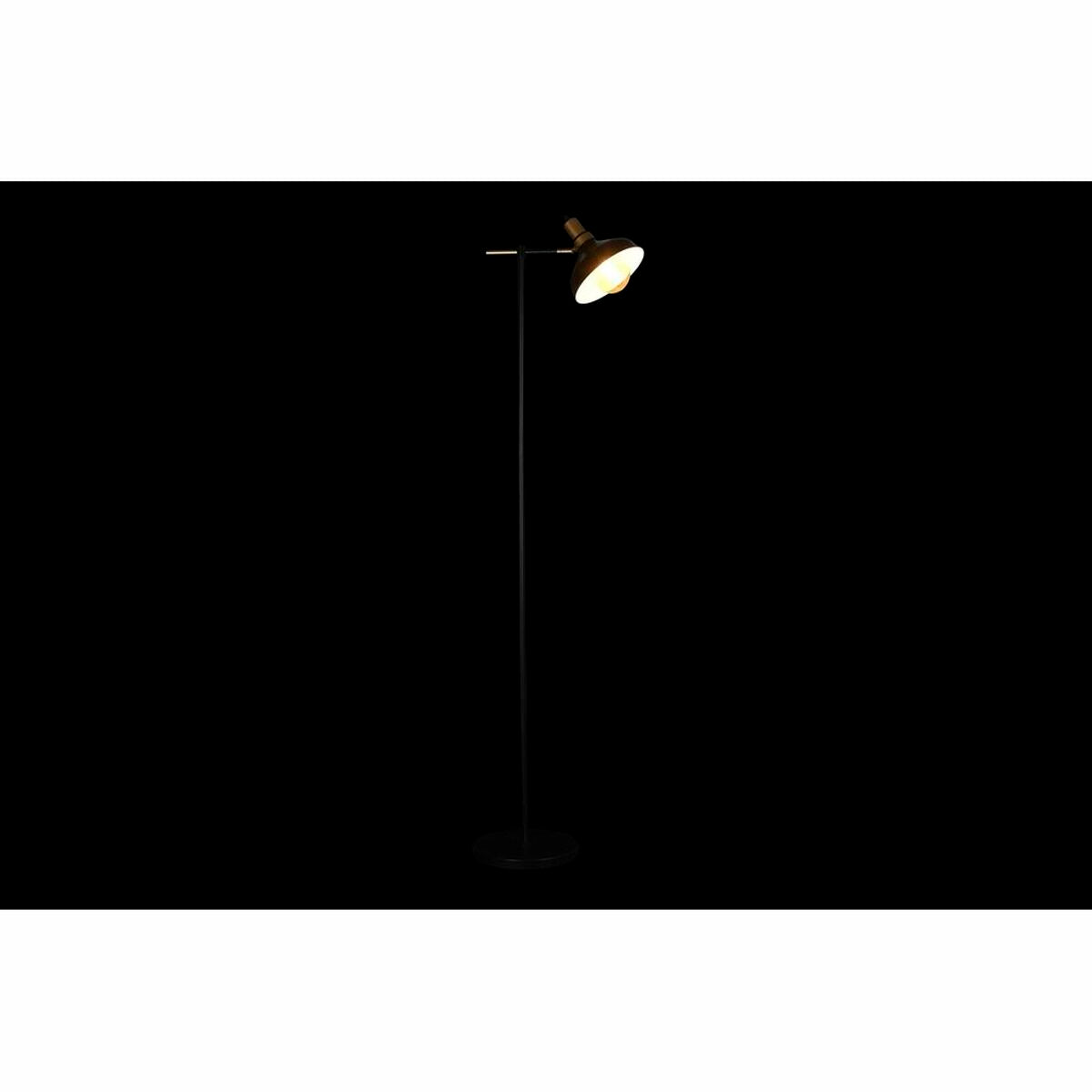 Floor Lamp DKD Home Decor Black Golden Metal Modern (48 x 25 x 140 cm)