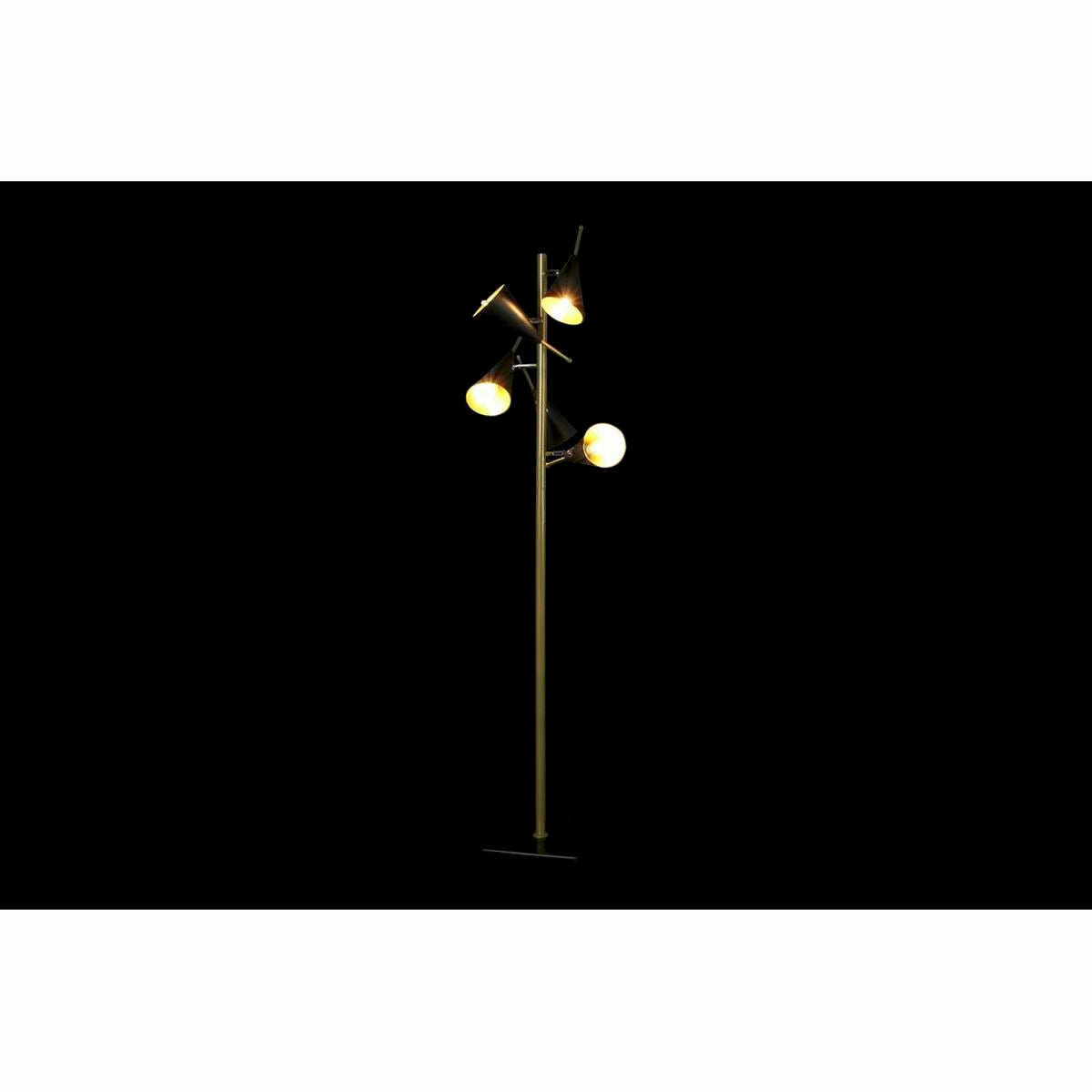 Floor Lamp DKD Home Decor Black Golden Metal Modern (36 x 36 x 160 cm)