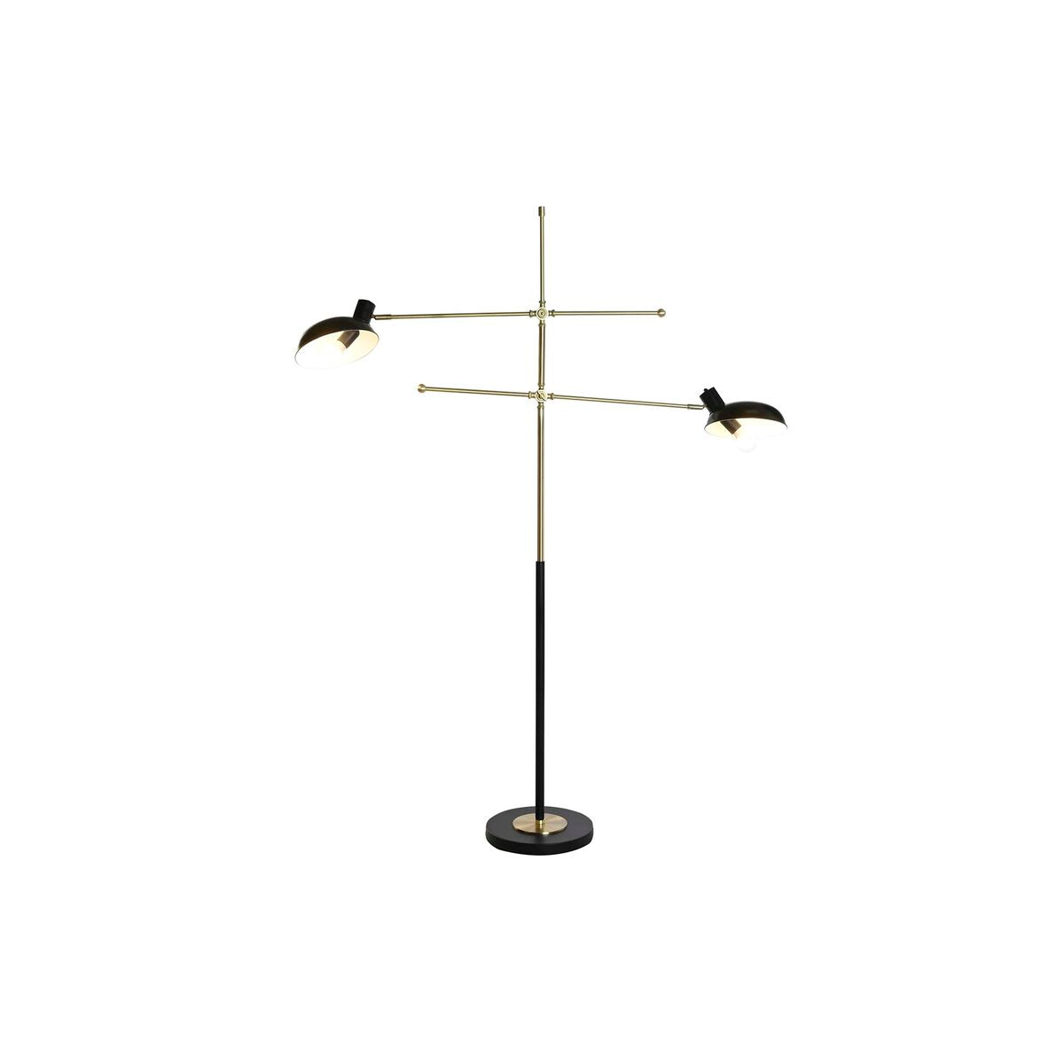 Floor Lamp DKD Home Decor Black Golden Metal 50 W 220 V 120 x 30 x 174 cm