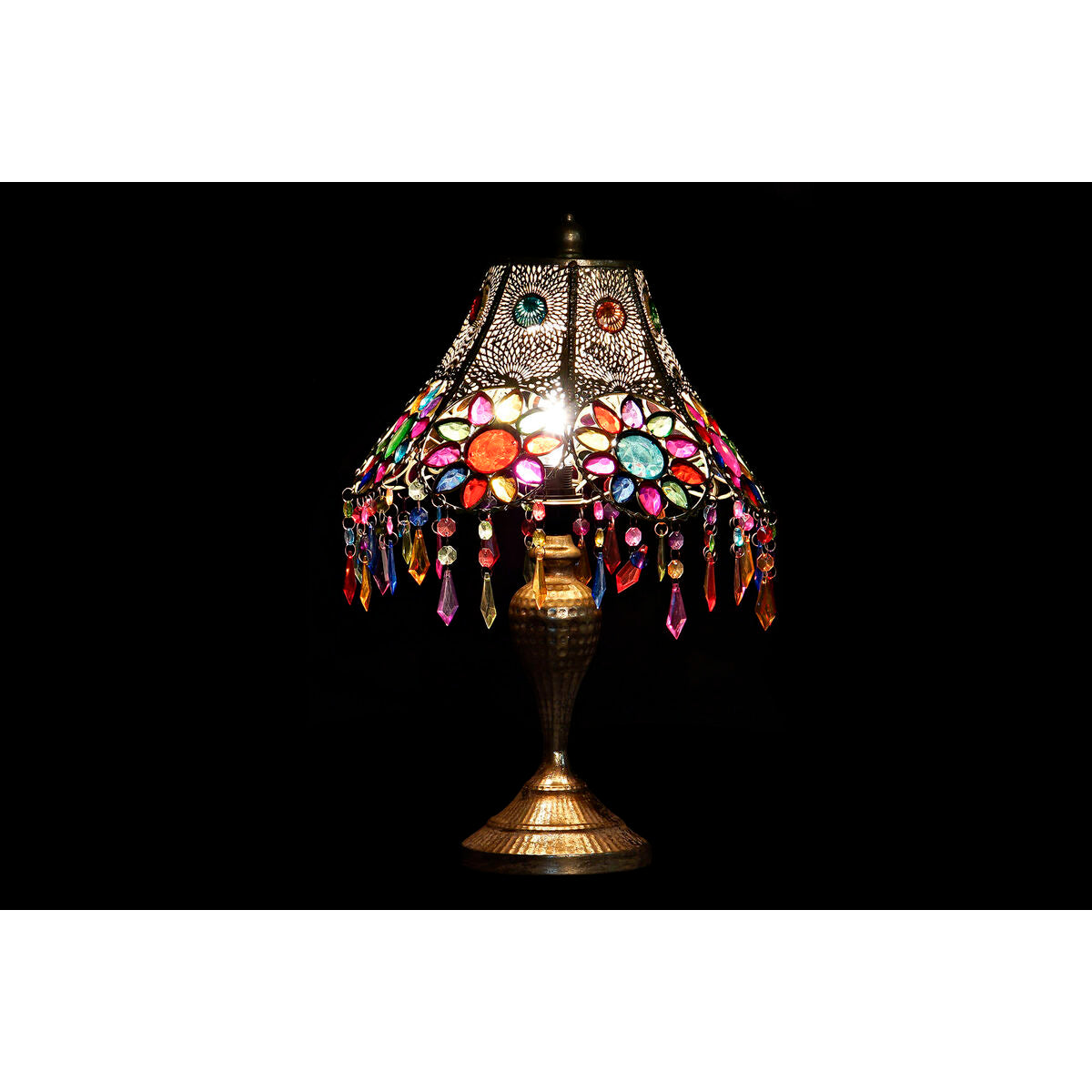 Desk lamp DKD Home Decor 31 x 31 x 52 cm Golden Metal Multicolour 220 V 25 W 50 W