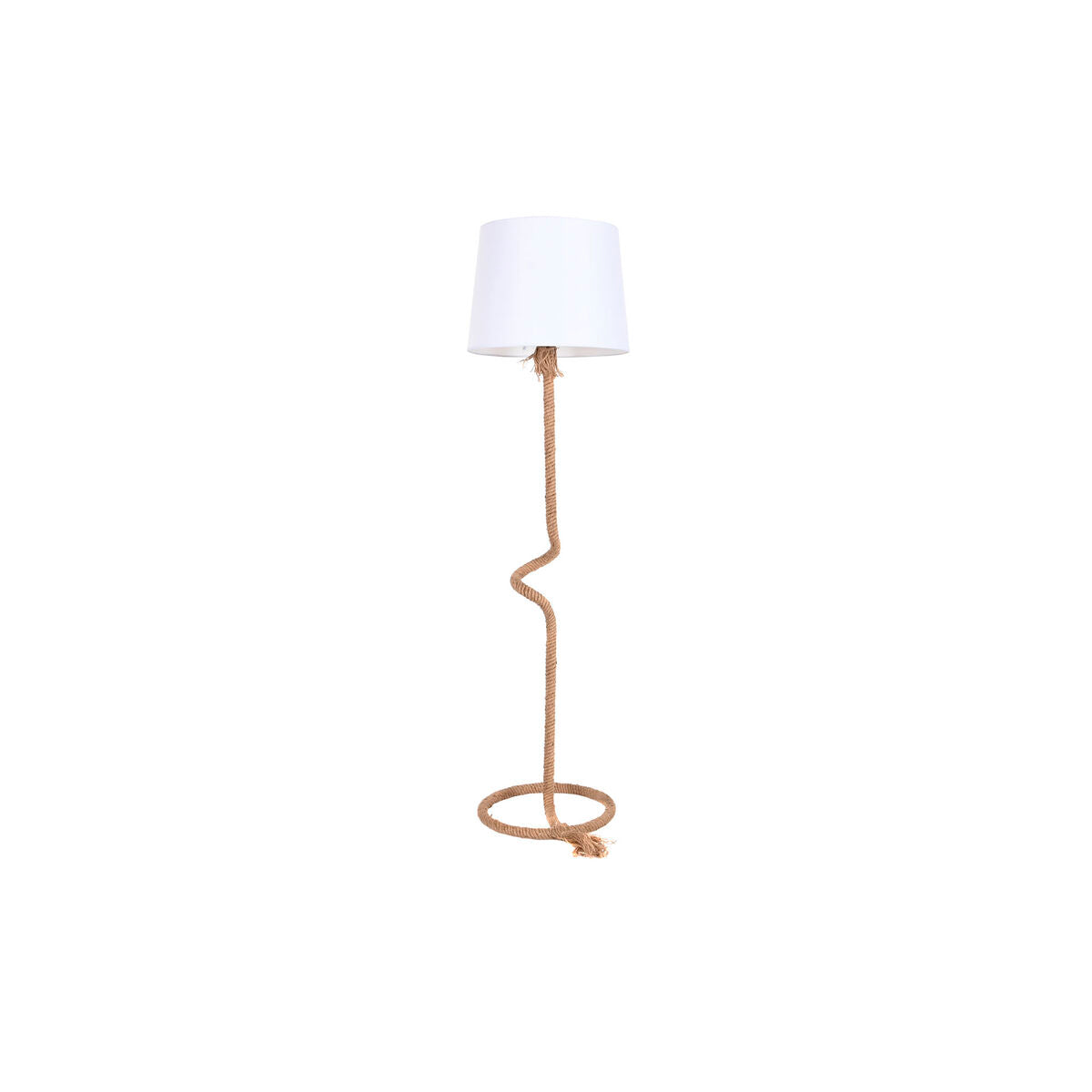 Floor Lamp Home ESPRIT White Brown Rope 50 W 220 V 40 x 40 x 151 cm