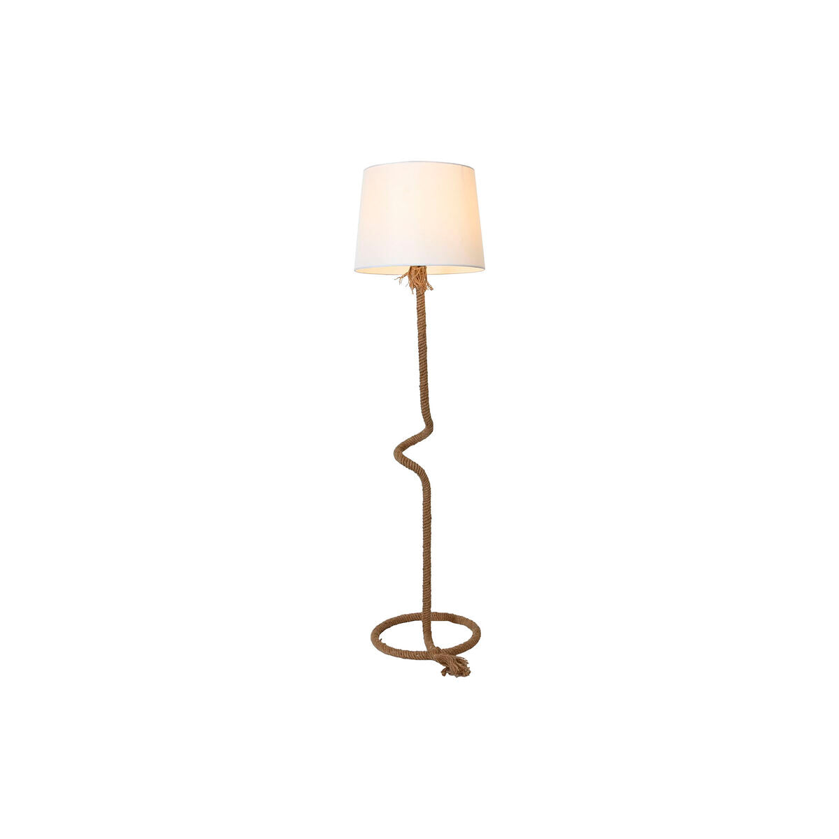 Floor Lamp Home ESPRIT White Brown Rope 50 W 220 V 40 x 40 x 151 cm