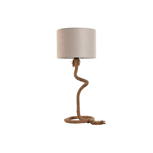 Desk lamp Home ESPRIT Brown Rope 220 W 35 x 35 x 80 cm