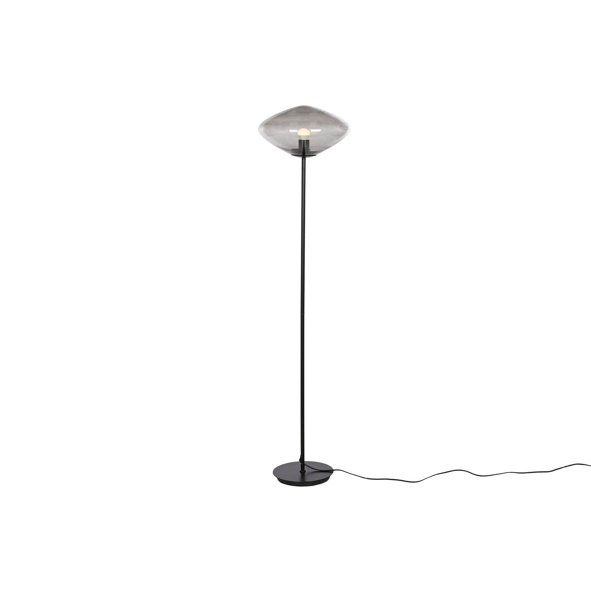 Floor Lamp Home ESPRIT Grey Metal Crystal 50 W 220 V 39 x 39 x 150 cm