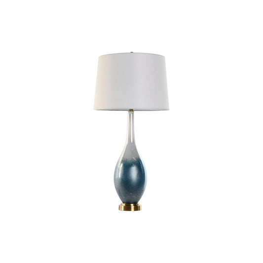 Desk lamp Home ESPRIT Blue Bicoloured Crystal 50 W 220 V 40 x 40 x 84 cm